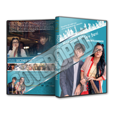 Hatalarımla Sev Beni - Shortcomings - 2023 Türkçe Dvd Cover Tasarımı